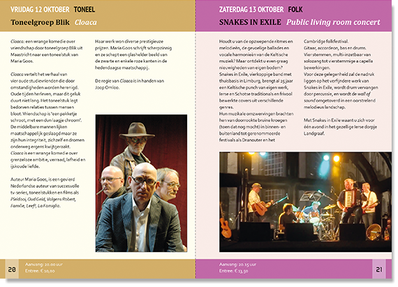 Seizoensbrochure Theater Landgraaf